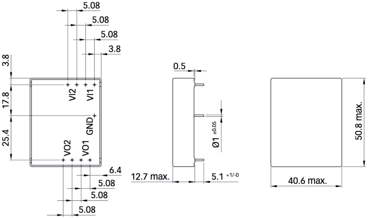 מסננים SCHAFFNER EMC-RFI למעגל מודפס